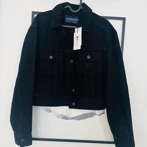 Calvin Klein Women's Black Denim Jacket